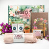 Mother's Day Garden Farm Box, Mini (BIG LOVE) Gift Set - 2 Soaps, 1 Lip Balm, 1 Garden Candle, 1 Journal, 1 Pen, 1 Lightweight Shawl