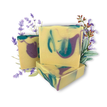 Lavender Sage, Tallow and Goat Milk Soap