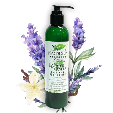 Magnesium Goat Milk Body Lotion, Sleep, Body Wellness, Arthritis, Plantar Fasciitis