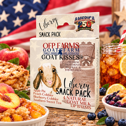 Goat Kisses Lip Balm 4-Pack | Liberty Smack Pack
