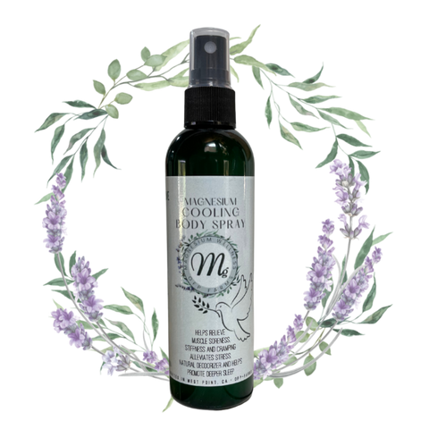 Magnesium Body Oil Cooling Body Spray, Sleep, Body Wellness, Neuropathy