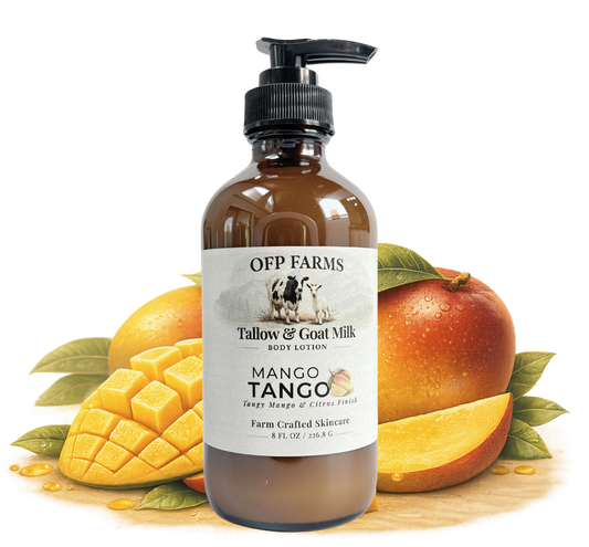 Mango Tango, Tallow & Goat Milk Body Lotion