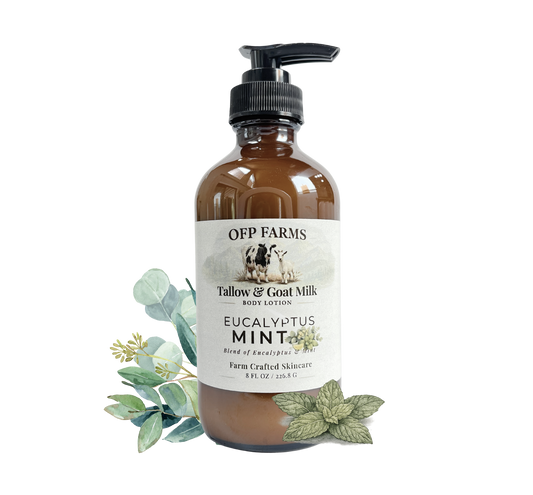 Mint Eucalyptus, Goat Milk & Tallow Hand and Body Lotion