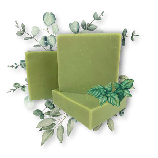 Mint Eucalyptus, Tallow and Goat Milk Soap