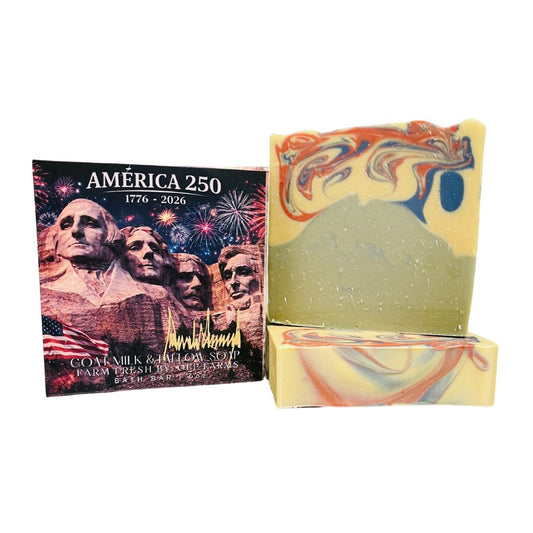 Mt Rushmore, America 250 Tallow and Goat Milk Soap