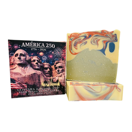 Mt Rushmore, America 250 Tallow and Goat Milk Soap