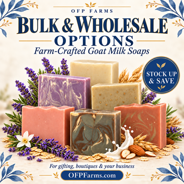 Bulk & Wholesale Goat Milk Soap | 25 or 50 Bars
