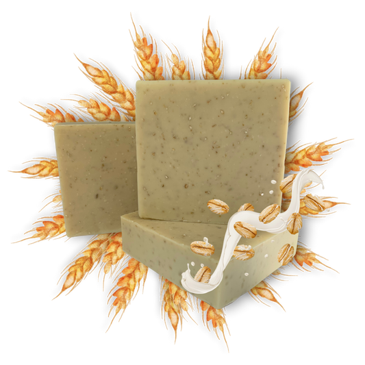 Oat Milk N' Honey, Unscented Tallow and Goat Milk Soap