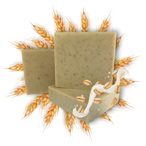 Oat Milk N' Honey, Unscented Tallow and Goat Milk Soap