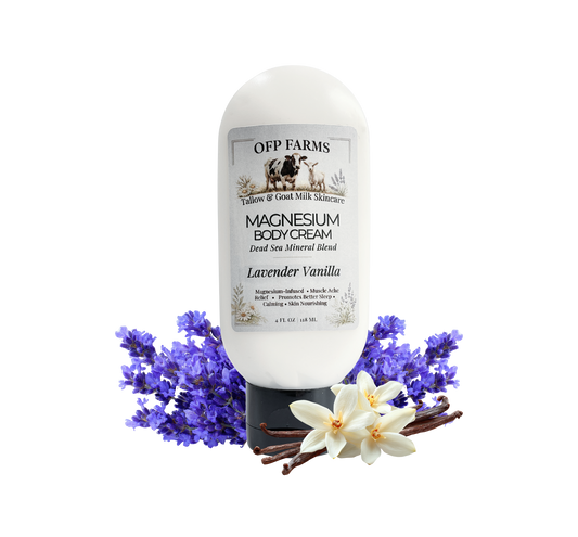 Magnesium - Wellness Body Cream, Tottle Bottle