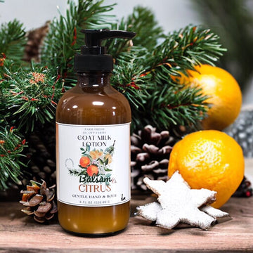 Balsam and Citrus, Holiday Goat Milk Lotion