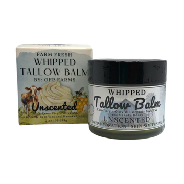 Whipped Tallow Balm - Moisturizer, Grass Fed Beef Tallow, Face, Skin and Body Care