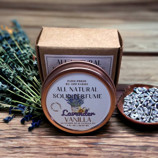Solid All Natural Perfume | Topical | Organic | Bees Wax