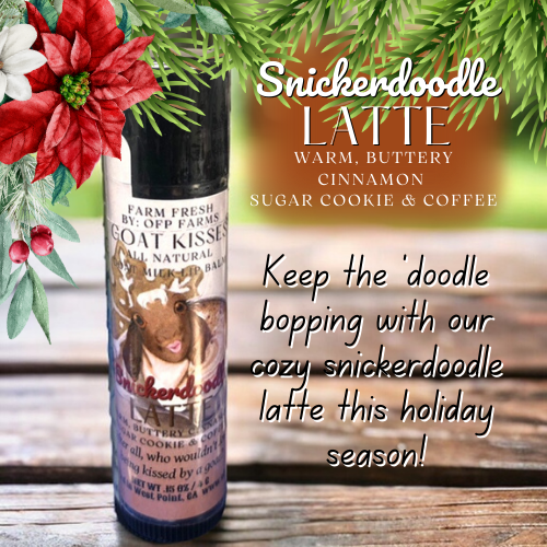 Goat Kisses, Smack Pack, 4 Lip Balms,  HOLLY JOLLY PACK