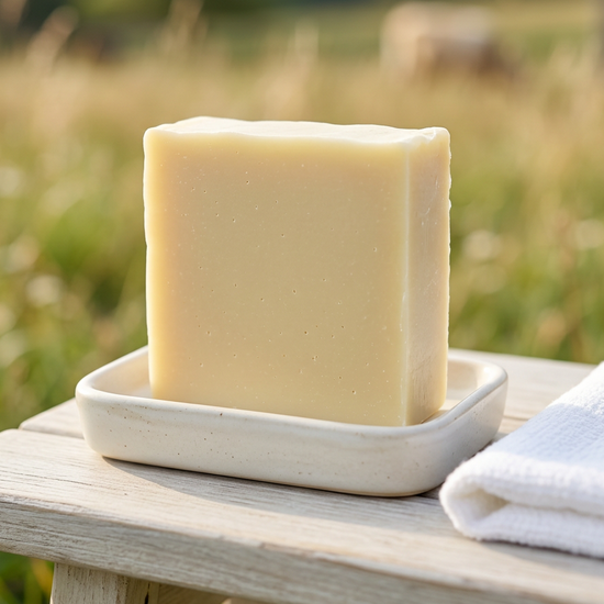 Buck Naked soap outdoor meadow detail draft