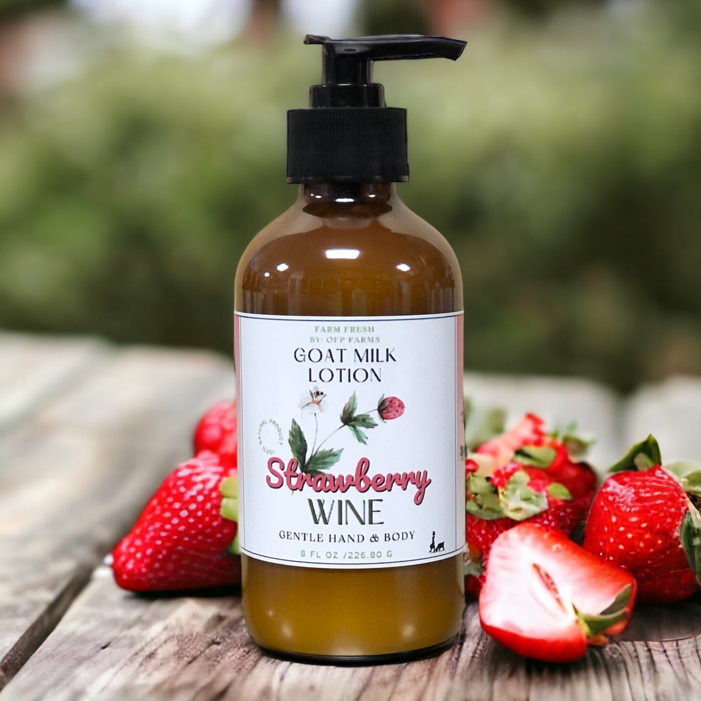 Strawberry Wine, Goat Milk Hand and Body Lotion