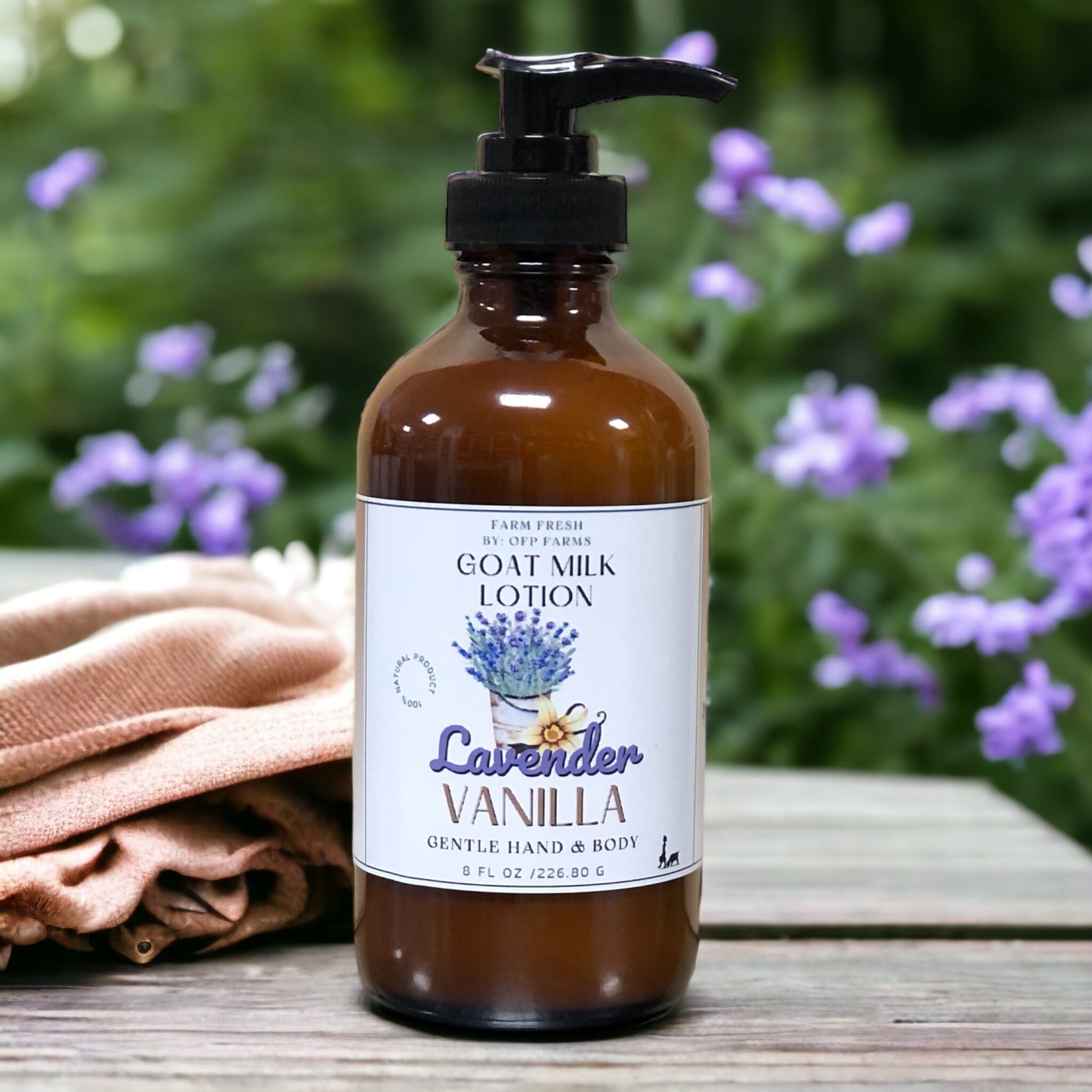 Lavender and Vanilla, Goat Milk Hand and Body Lotion