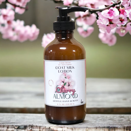 Cherry Almond, Goat Milk Hand and Body Lotion