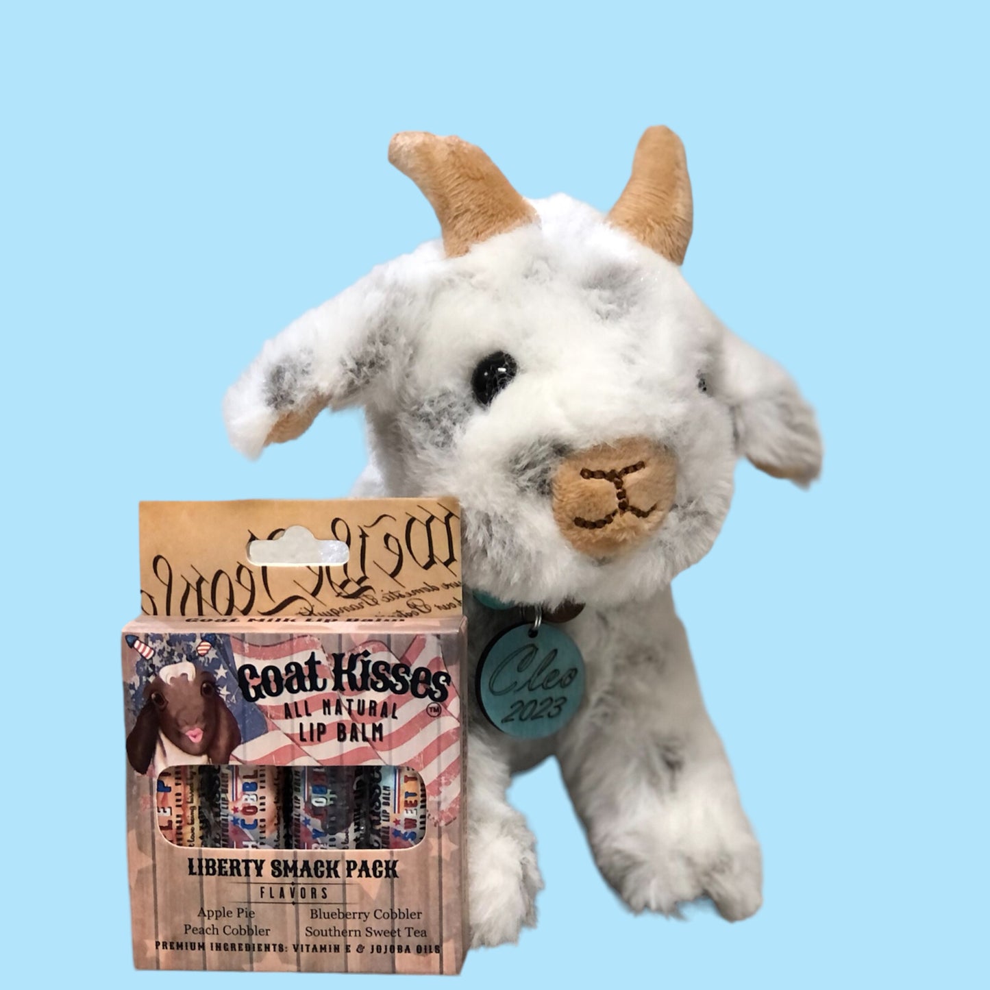 Cleo the Goat and Goat Kisses. Gift Set