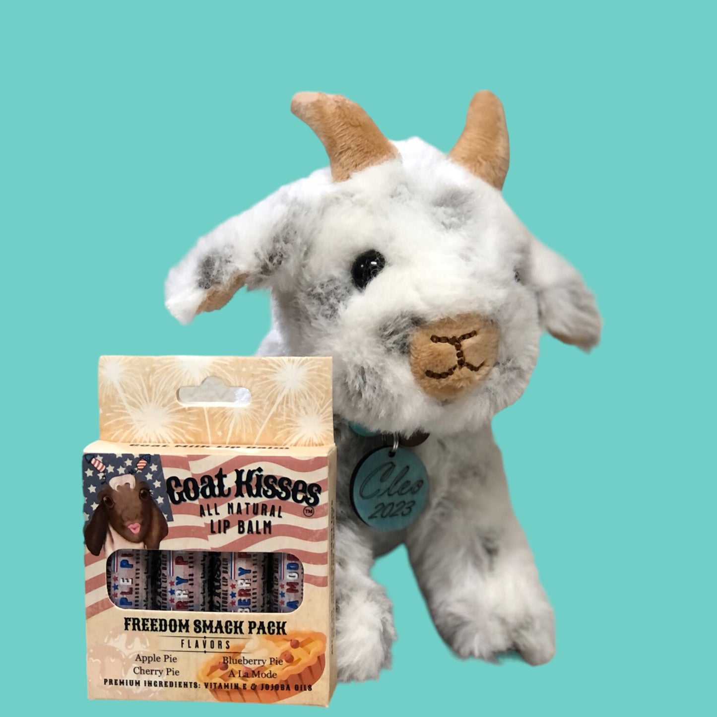 Cleo the Goat and Goat Kisses. Gift Set