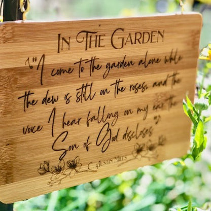 Garden Hymnal Plaques, All 3
