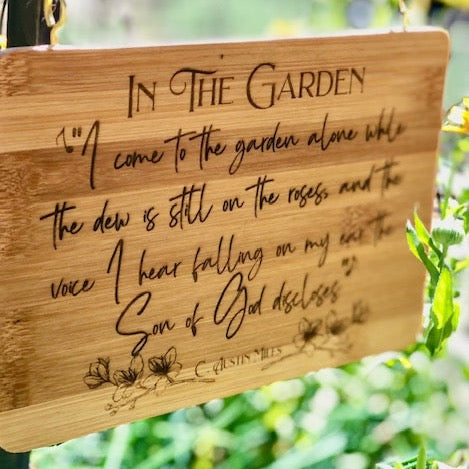 Garden Hymnal Plaques, All 3