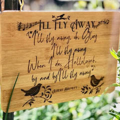 I'll Fly Away, Chorus, Garden Plaque